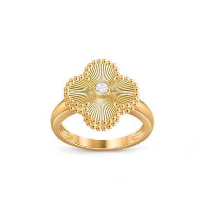 [Camiery]CLOVER DIAMOND RING GOLD COLLECTION