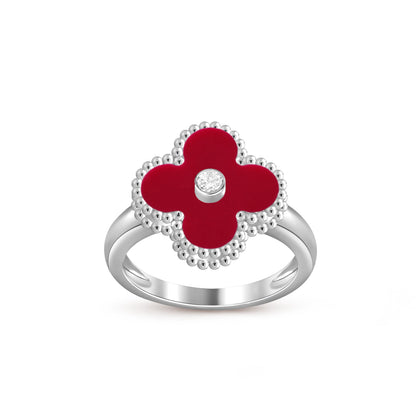 [Camiery]CLOVER SILVER DIOMND RING COLLECTION