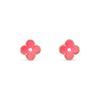 [Camiery]CLOVER  15MM DIAMOND EARRINGS COLLECTION