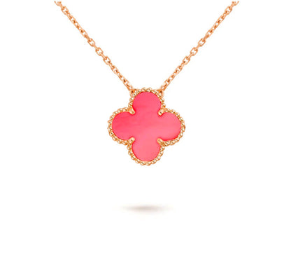 [Camiery]CLOVER 15MM SINGLE FLOWER NECKLACE COLLECTION