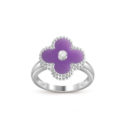 [Camiery]CLOVER SILVER DIOMND RING COLLECTION