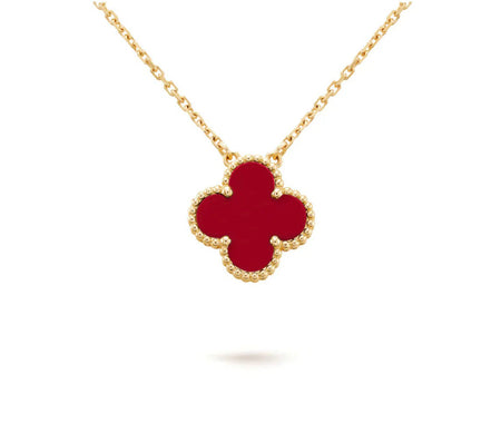 [Camiery]CLOVER 15MM SINGLE FLOWER NECKLACE COLLECTION