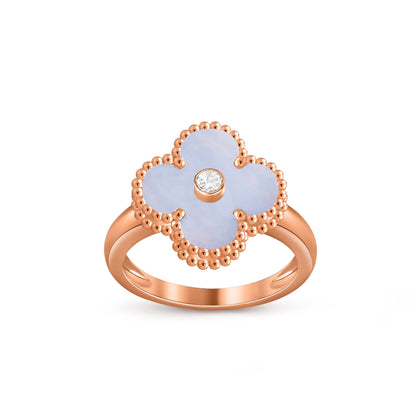[Camiery]CLOVER DIAMOND RING ROSE GOLD COLLECTION