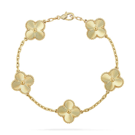 [Camiery] CLOVER 5 MOTIF LASER BRACELET COLLECTION