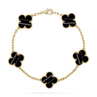 [Camiery] CLOVER 5 MOTIF PULSAR STONE BRACELET COLLECTION