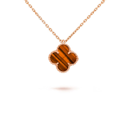 [Camiery]CLOVER MINI 9.5MM CARNELIANS NECKLACE COLLECTION