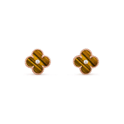 [Camiery]CLOVER  15MM DIAMOND EARRINGS COLLECTION
