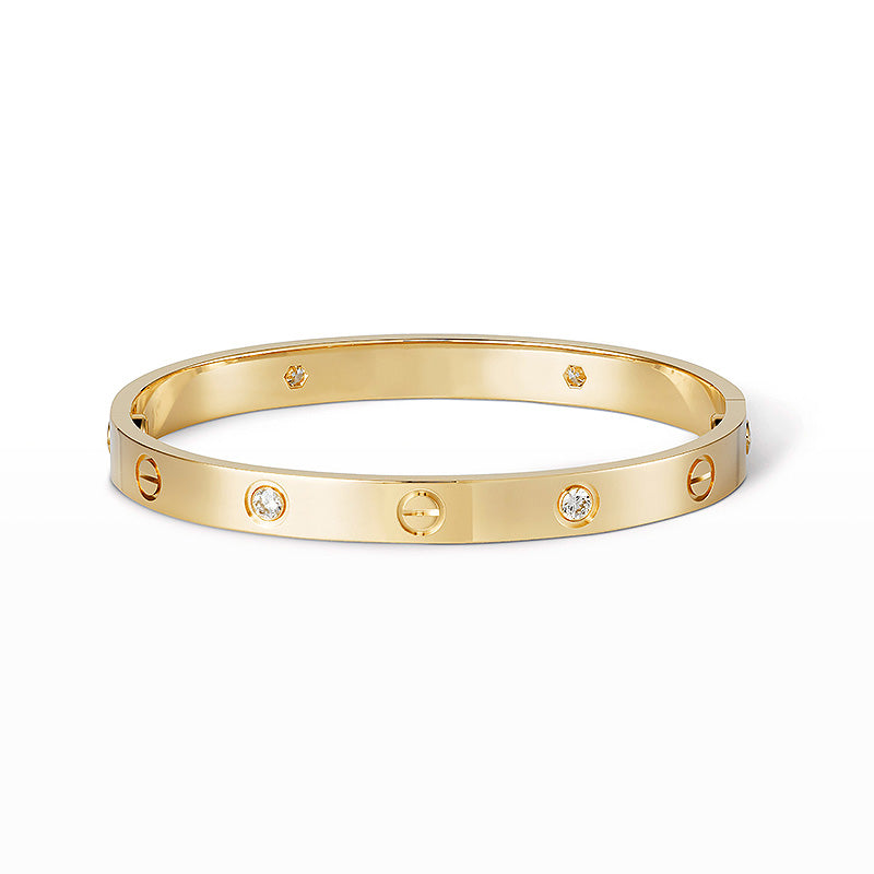 [Camiery] LOVE BRACELET 6.1MM 4 DIAMONDS