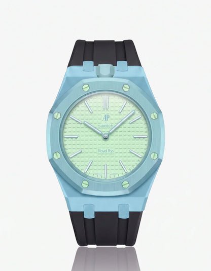 Silicone Strap & Case  Royal Pop  Blaue Acht(Customize  Colors)