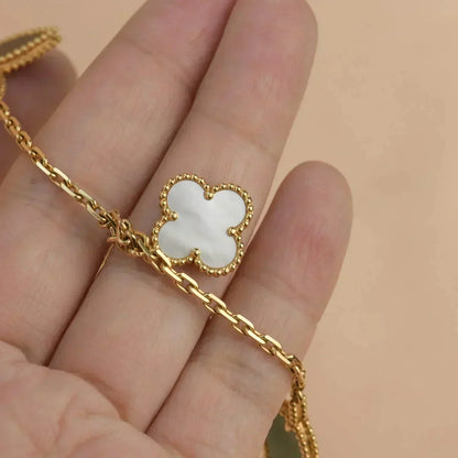 [Camiery]LUCKY SPRING 5 MOTIF GOLD BRACELET