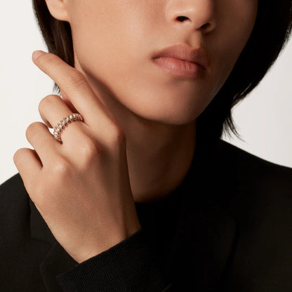 [Camiery] CLASH 6.4MM SMALL FULL DIAMOND RING