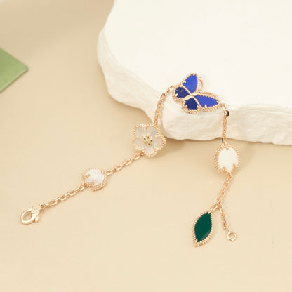 [Camiery]LUCKY SPRING BUTTERFLY 5 MOTIF BRACELET
