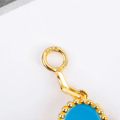 [Camiery] CLOVER 5 MOTIF TURQUOISE BRACELET COLLECTION
