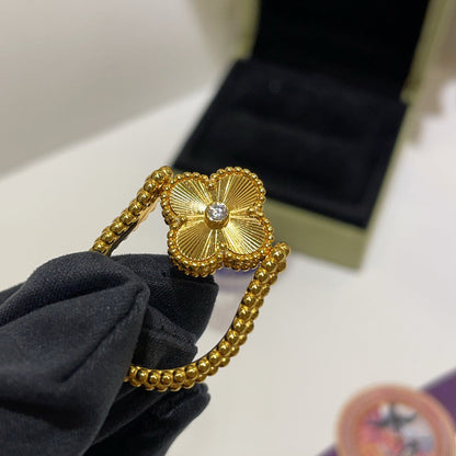 [Camiery]CLOVER RIVERSIBLE RING GOLD COLLECTION