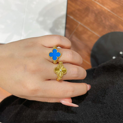 [Camiery]CLOVER RIVERSIBLE RING GOLD COLLECTION