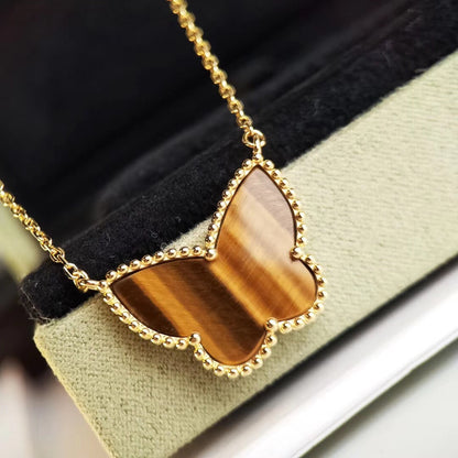 [Camiery] TIGER__ EYE BUTTERFLY NECKLACE