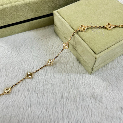 [Camiery]CLOVER 6 MOTIF DIAMOND BRACELET