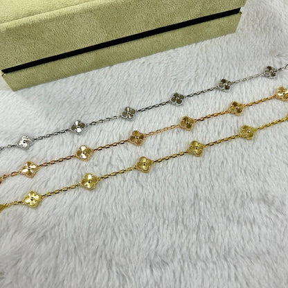 [Camiery]CLOVER 6 MOTIF DIAMOND BRACELET