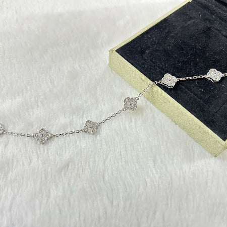 [Camiery]CLOVER 6 MOTIF DIAMOND BRACELET