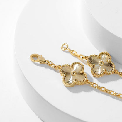 [Camiery]CLOVER 10 MOTIFS LASER NECKLACE