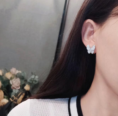 [Camiery]BUTTERFLY ALL DIAMOND EARRINGS