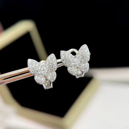[Camiery]BUTTERFLY ALL DIAMOND EARRINGS