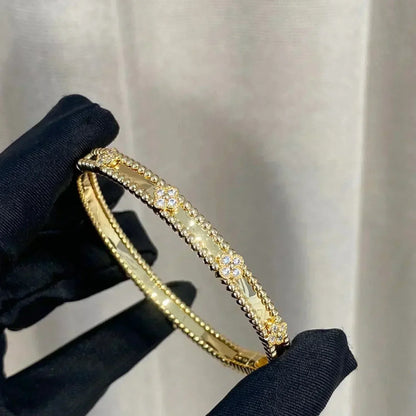 [Camiery]CLOVER BRACELET 4MM DIAMONDS