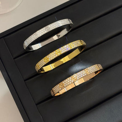 [Camiery] LOVE BRACELET 6.1MM DIAMOND-PAVED