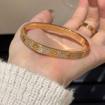[Camiery] LOVE BRACELET 6.1MM DIAMOND-PAVED