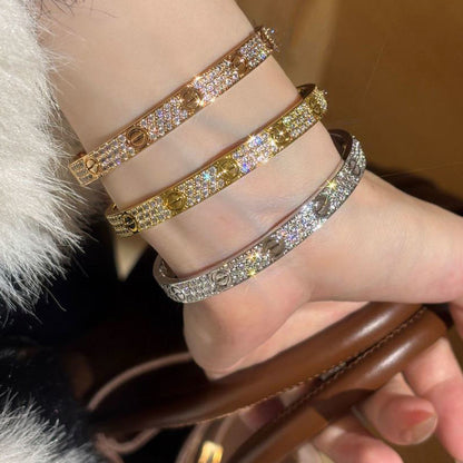 [Camiery] LOVE BRACELET 6.1MM DIAMOND-PAVED