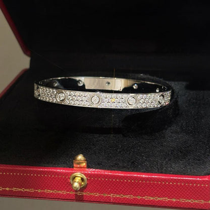 [Camiery] LOVE BRACELET 6.1MM DIAMOND-PAVED 10 BIG DIAMONDS