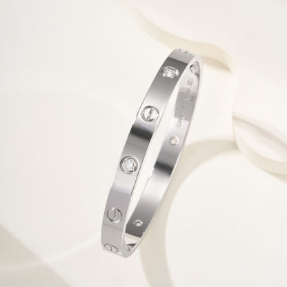 [Camiery] LOVE BRACELET 6.1MM 4 DIAMONDS