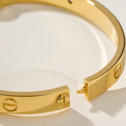 [Camiery] LOVE BRACELET 6.1MM 4 DIAMONDS