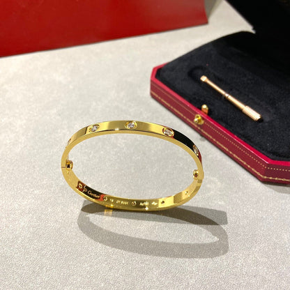 [Camiery] LOVE BRACELET 6.1MM 10 DIAMONDS