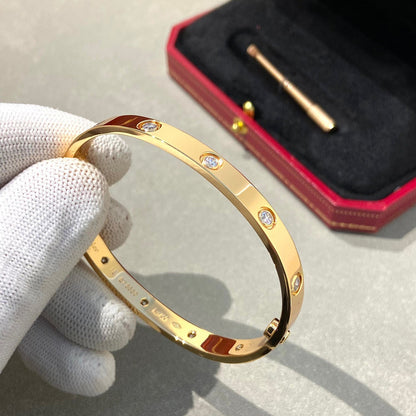 [Camiery] LOVE BRACELET 6.1MM 10 DIAMONDS