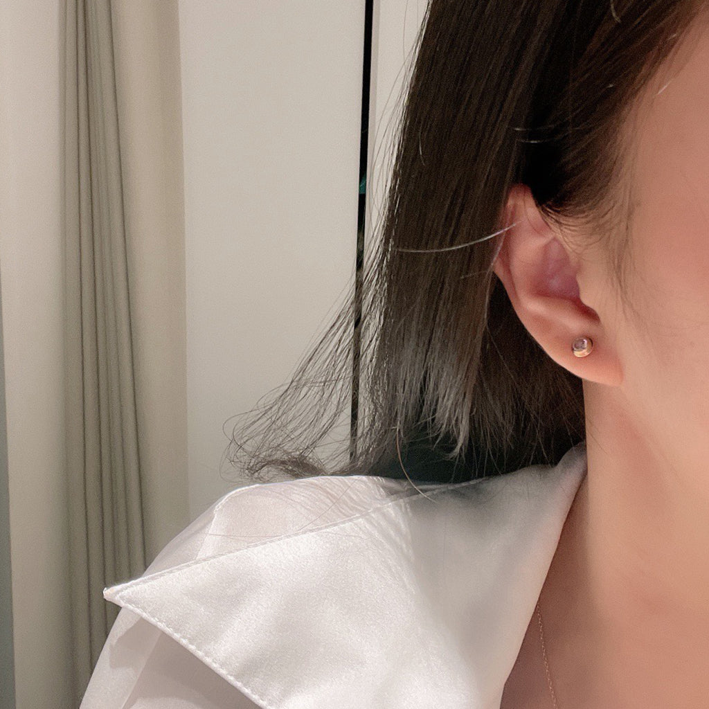 [Camiery] DAMOUR PING DIAMOND EARRINGS