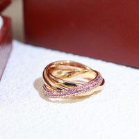 [Camiery] TRINITY 3.2MM RING PINK DIAMOND