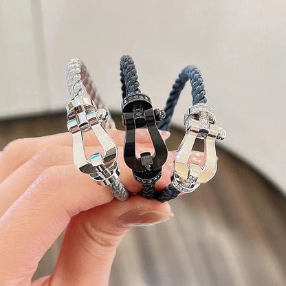 [Camiery]FORCE LARGE HORSESHOE NO DIAMOND BRACELET ROSE GOLD