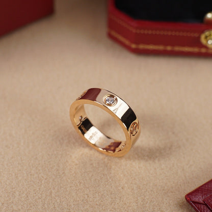 [Camiery] LOVE 5.5MM 3 DIAMOND RING