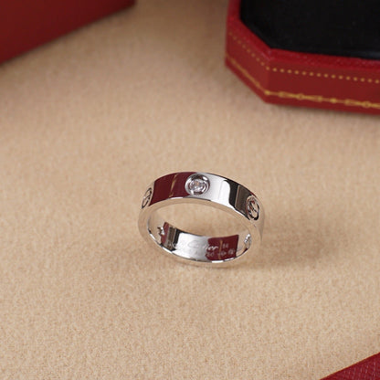 [Camiery] LOVE 5.5MM 3 DIAMOND RING