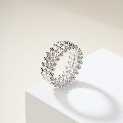 [Camiery] CLASH 9.2MM DOUBLE ROW RING