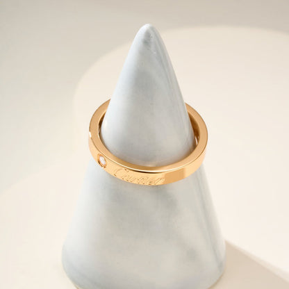 [Camiery] LOVE RING 4MM 1 DIAMOND