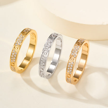 [Camiery] LOVE RING 2.65MM DIAMOND