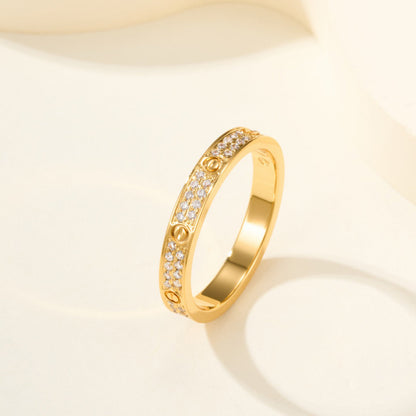 [Camiery] LOVE RING 2.65MM DIAMOND