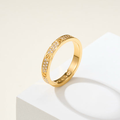 [Camiery] LOVE RING 2.65MM DIAMOND