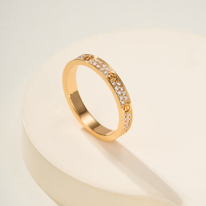 [Camiery] LOVE RING 2.65MM DIAMOND
