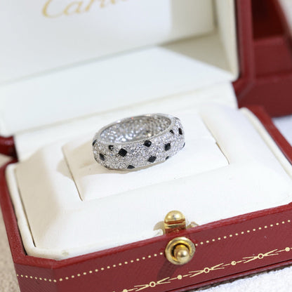[Camiery] PANTHERE SPOTTED FULL DIAMOND RING