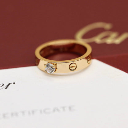 [Camiery] LOVE RING 3.6MM 1 BIG DIAMOND