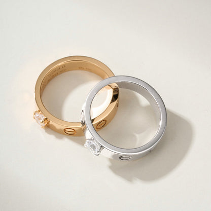 [Camiery] LOVE RING 3.6MM 1 BIG DIAMOND
