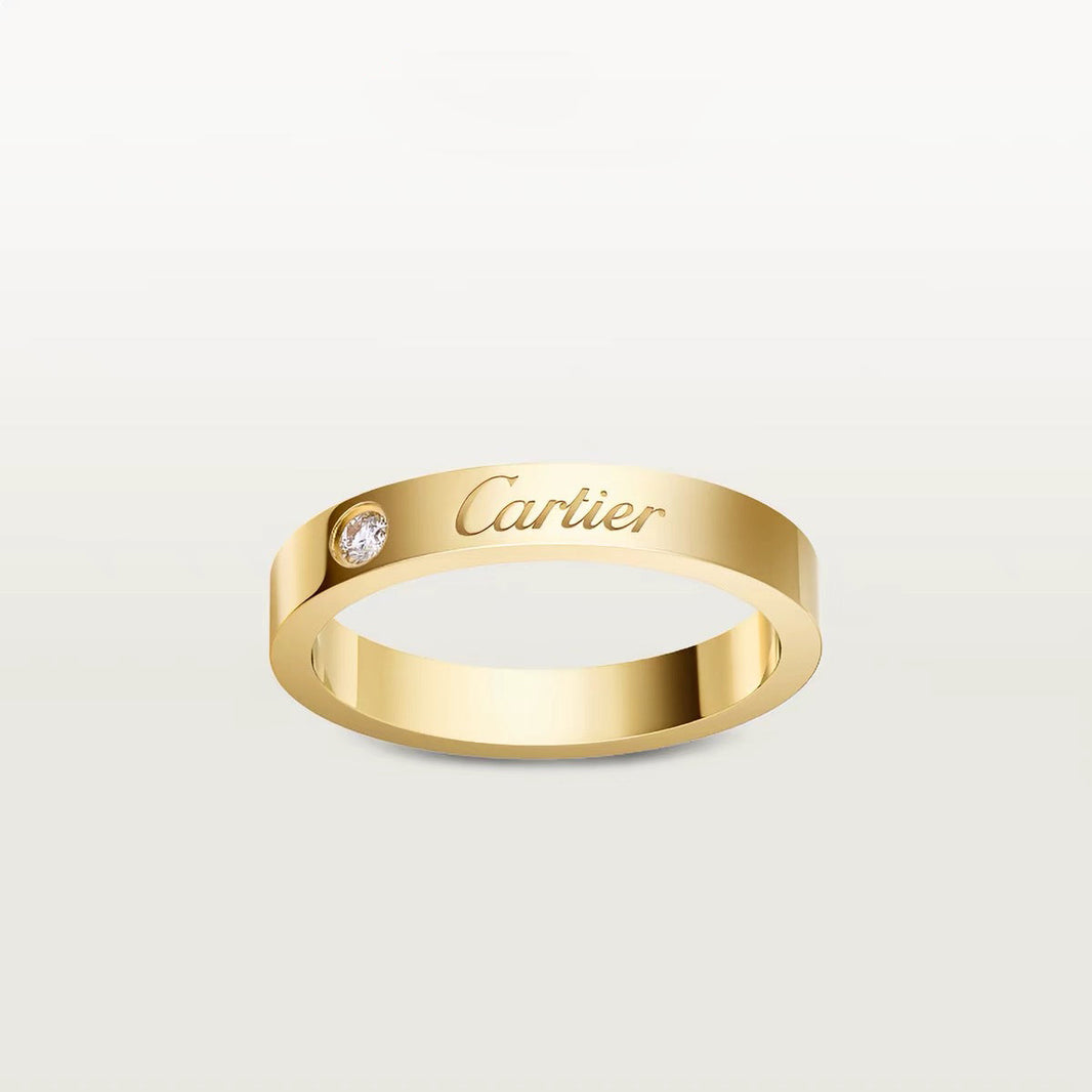 [Camiery] LOVE RING 4MM 1 DIAMOND